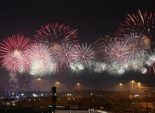 深州市焰火晚会